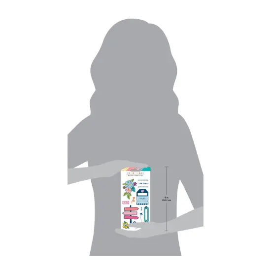 Paige Evans Adventurous Acrylic Stamp Set-15/Pkg {3}