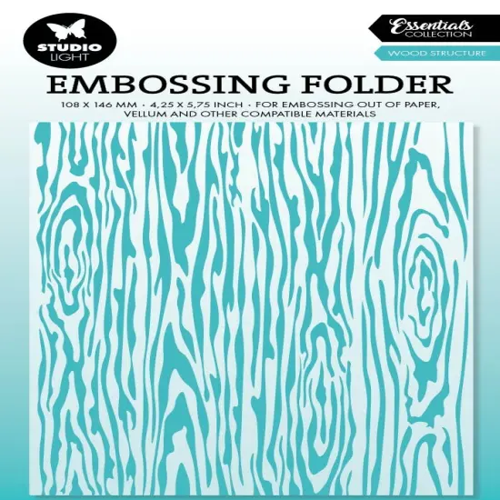 Studio Light Essentials Embossing Folder-Nr. 29 Wooden Planks {1}