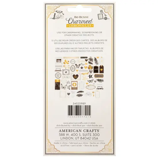 Bo Bunny Charmed Chronicles Ephemera-Icons {2}