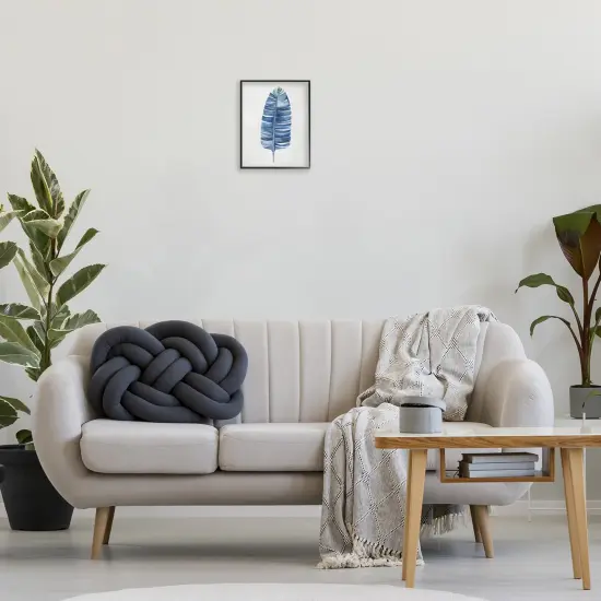 Stupell Industries Single Fan Plant Sprig Framed Giclee Wall Art Design by Hannah Dawson {2}