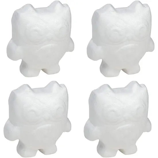 Foam Owl, Arts and Crafts Supplies (5.5 x 3 x 5 in, 4-Pack) {1}