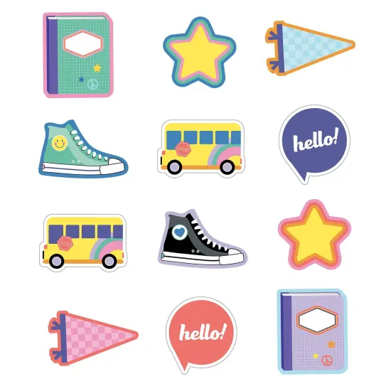 We Stick Hello School Cutouts Together {1}