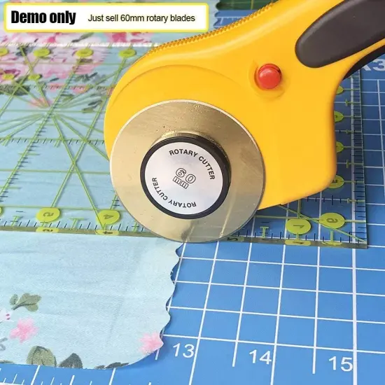 Titanium Rotary Cutter Blades 60mm 10 Pack Replacement Quilting Scrapbooking Sewing Arts Crafts Farbric Paper Cutting Tool {3}