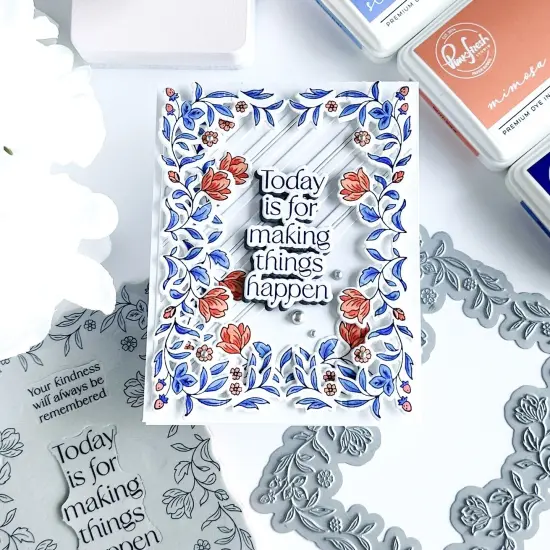 Pinkfresh Studio Cling Stamp Set 4.25"X5.5"-Making Things Happen {6}