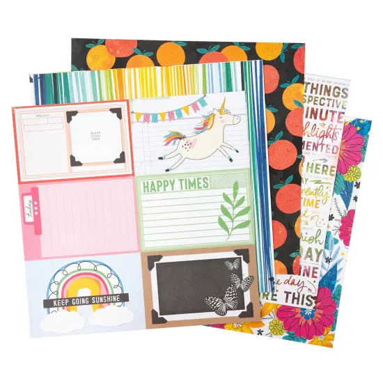 Vicki Boutin Bold And Bright Paper Pad 12"X12"-48 Sheets {4}
