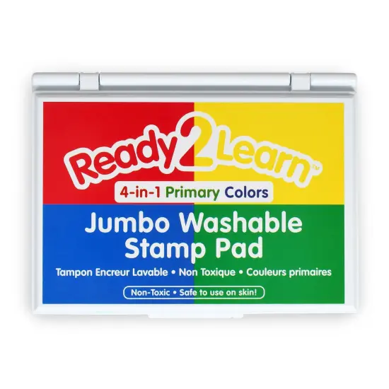 Jumbo Washable Stamp Pad - 4-in-1 Primary Colors {1}