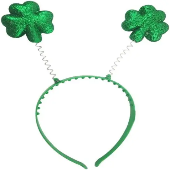 St Patrick's Day Headband,Shamrock Head Boppers Hats,St Patrick's Day Decorations,2Pcs {2}