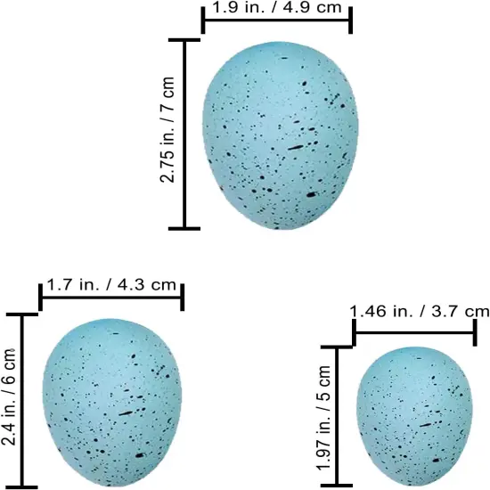 32 Pcs Assorted Faux Foam Easter Eggs Speckled Eggs Decorative Pastel Easter Eggs for DIY Easter Wreath Centerpiece Bowl Basket Fillers Party Favor Gift Spring Home Wedding Table D&eacute;cor {5}