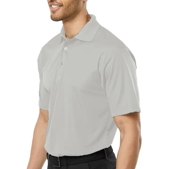 C2 Sport Utility Short Sleeve Polo T-Shirt for Adults Silver {2}