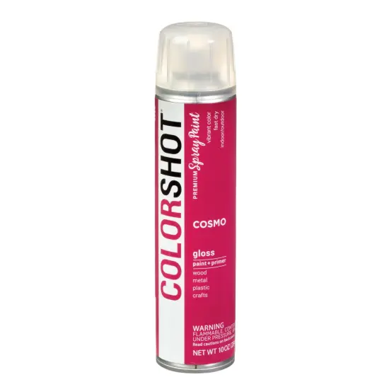 COLORSHOT Gloss Spray Paint Cosmo (Fuchsia) 10 oz. 4 Pack {5}