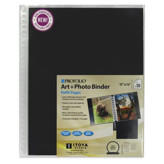Itoya Superclear Refill Pages - 11" x 14", Pkg of 10 {1}