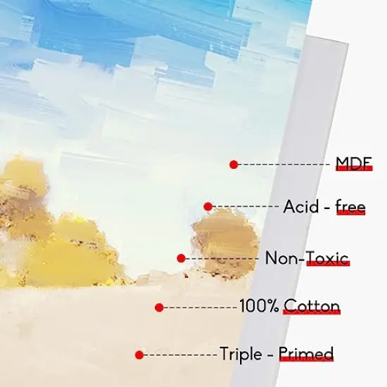 12 Pieces Artist Canvas Panels 8 x 10 inch, Primed, 100% Cotton, Artist Quality Acid Free Canvas Board for Acrylic, Pouring Watercolor & Oil Painting {1}