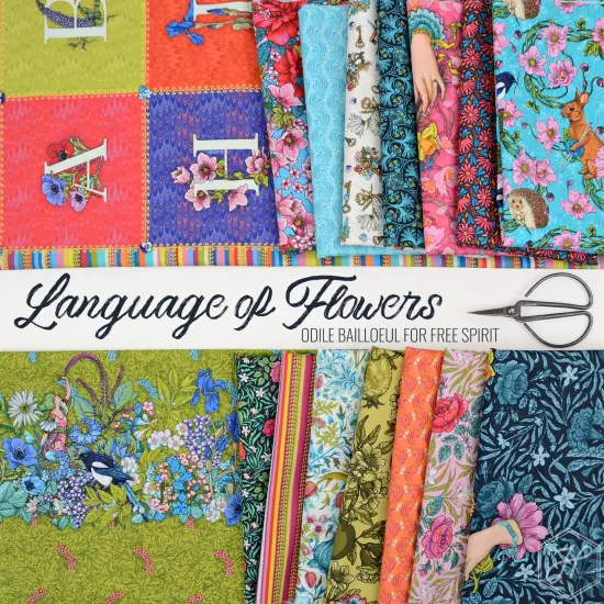 Say It With Flowers in Noir (pwob098.noir) | Language of Flowers | Odile Bailloeul | Free Spirit {2}