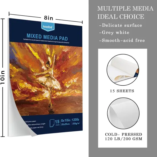 Adults With 24x22ml Acrylic Paints, 8 Brushes, 1 Painting Pad & Palette {3}