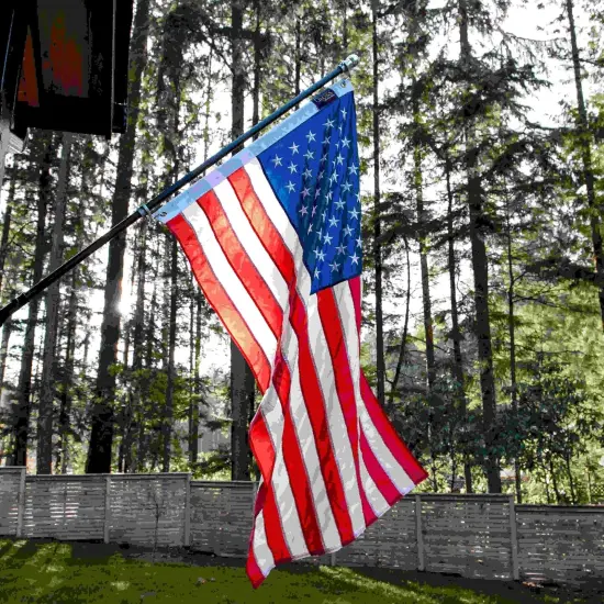 4&rsquo; x 6&rsquo; Elizabeth Ross American Flag with Embroidered Stars {4}