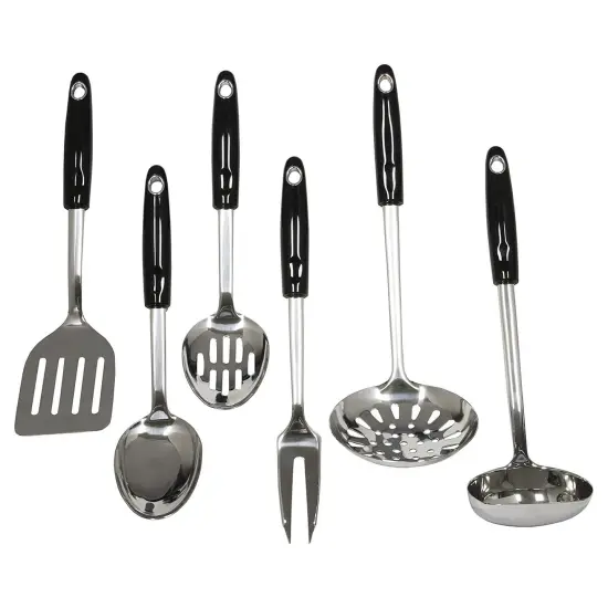 Chef Craft 13" Heavy Duty Stainless Steel Serving Turner Fork {3}