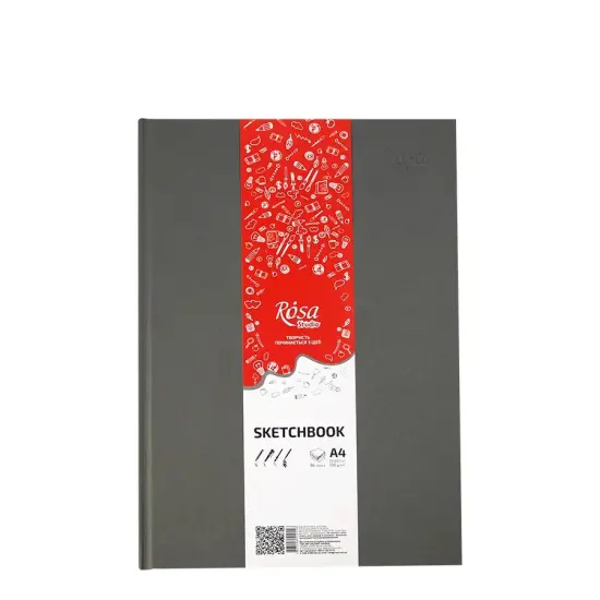 Rosa Studio Sketchbook A4 (8.27*11.69 inches). 8.68 lb/in. 96 page. {1}
