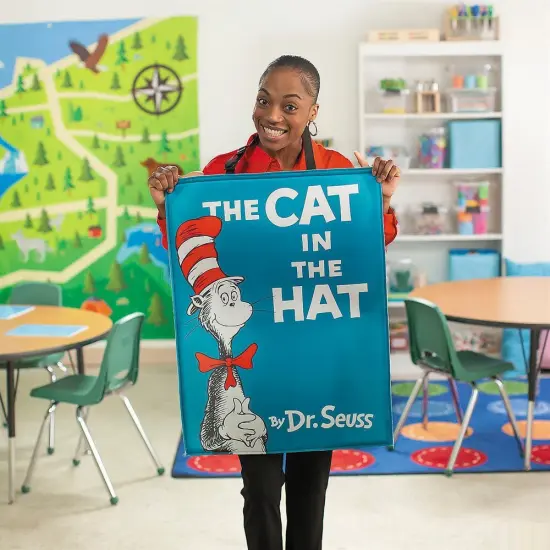 Adults Dr Seuss Cat in the Hat Quick Change Book Cover Costume {3}