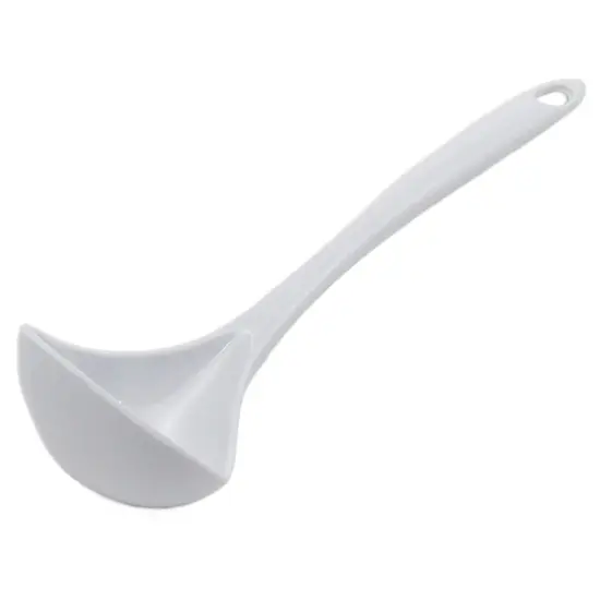 Chef Craft 10.5" Long Melamine Serving & Cooking Ladle - Dishwasher Safe Soup Spoon Black {3}