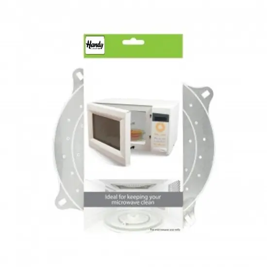 Handy Housewares 10" Round Vented Microwave Splatter Guard Food Bowl Cover - Helps Keep Your Microwave Clean {1}