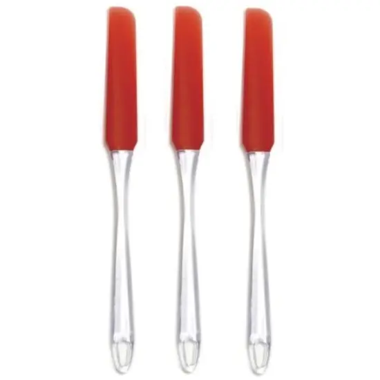 Norpro Silicone Cake Decorating Icing Frosting Spreading Spatula Red {1}
