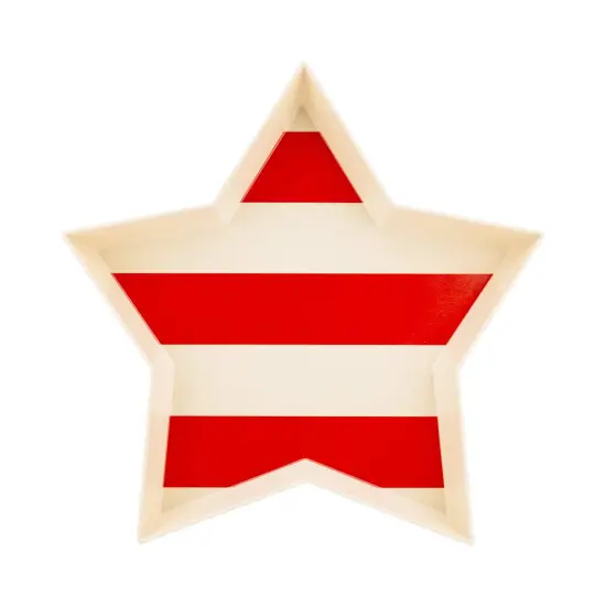 STAR BAMBOO TRAY SET {2}