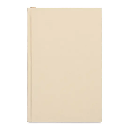 Gry Mattr Essential Linen Dotted Notebook - 5-3/4" x 8-1/2", Sand {1}