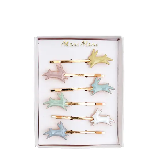 PASTEL BUNNY HAIR PINS {2}