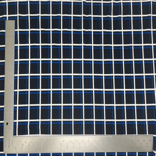 1 Yard Liverpool Knit Floral Print Fabric, Stretch Crepe Texture for Elegant Apparel & Crafts 58"-60" Width Black/Yellow {4}