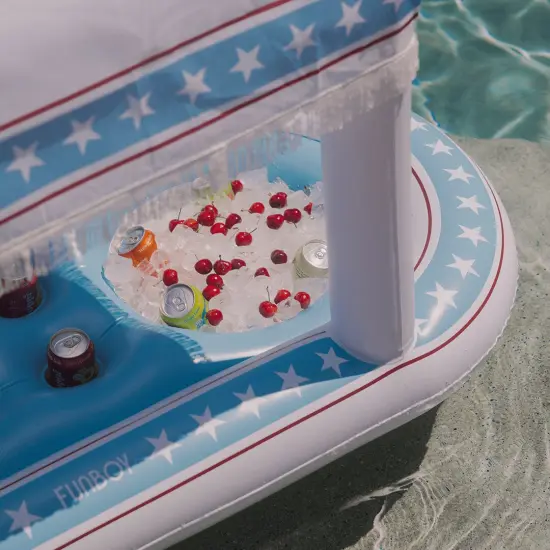PATRIOTIC FLOATING CABANA BAR {4}