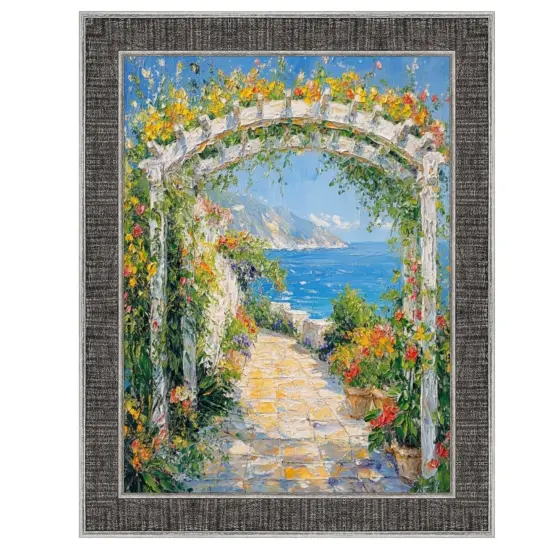 Rustic Wood Black Silver Picture Frame 26x26 frame {2}