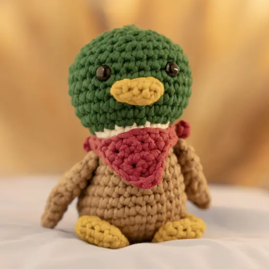 Hearth & Harbor Amigurumi Crochet Kit for Beginners Dale the Duck {6}