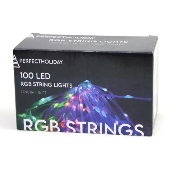 Perfect Holiday 100 LED 16ft RGB with Remote {6}