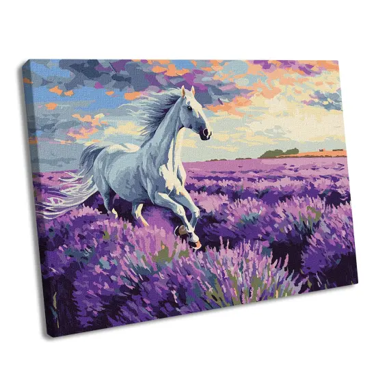 Painting by Numbers kit In the lavender fields KHO6659 {2}