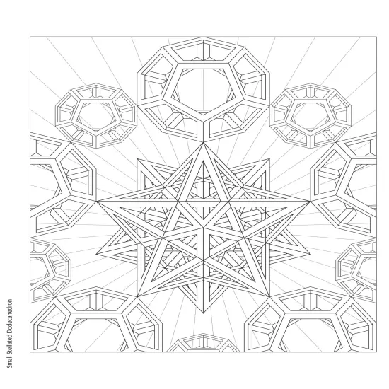 Creative Haven: Geoscapes Coloring Book-Softcover {5}