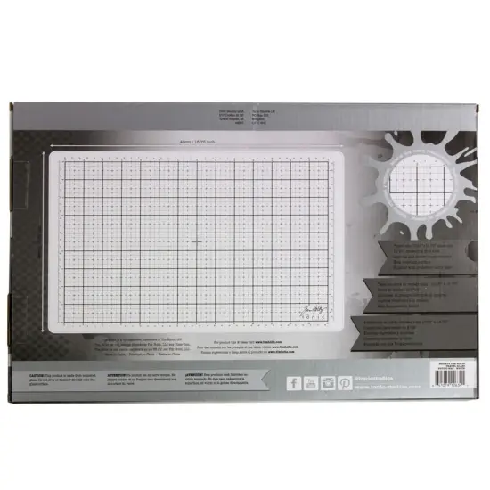 Tim Holtz Travel Glass Studio Mat-White {5}