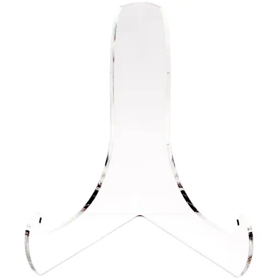 Plymor Clear Acrylic 60-Degree Angle Easel With Deep Support Ledges, 7.5" H x 7" W x 5.75" D {3}