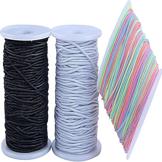 1.0mm Stretchy Bracelet String, 150 Yards Durable Mixed Elastic Cord for Jewelry Making, Beading, Necklaces, DIY Crafts, and Sewing Projects {2}