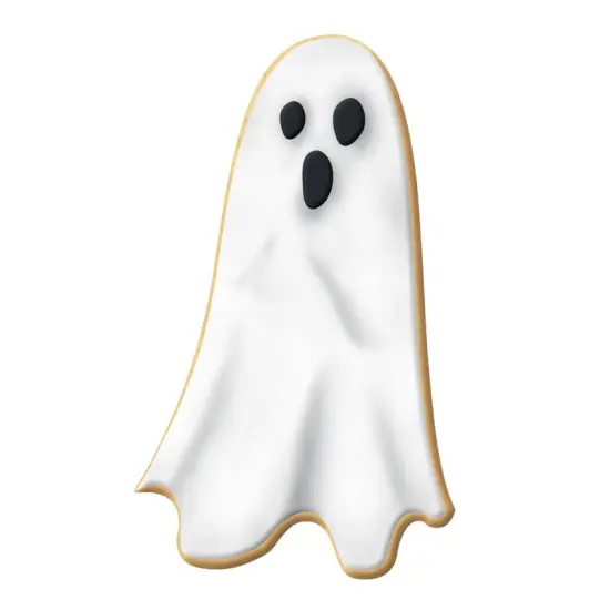 CookieCutter.Com Brand Halloween Ghost Cookie Cutter 4 in, Tin Plate Steel, Handmade in USA {2}