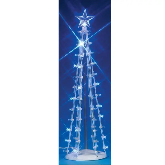 Lemax Lighted Silhouette Tree - Blue - 9 Inch {2}