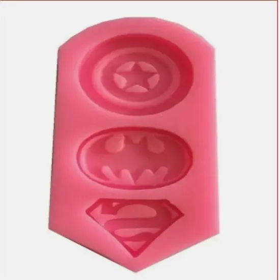 Superhero Silicone Molds2 pc {3}