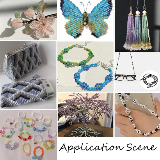 1440pcs Green Seed Beads {3}