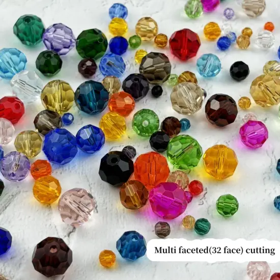 400pcs 4mm Round Crystal Glass Beads for Jewelry Making {5}