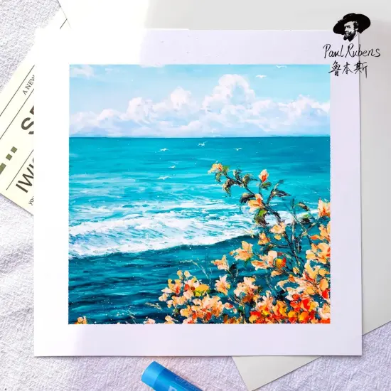 Oil Pastels for Artists, 72 Landscapes Colors Artist Soft Oil Pastel Set Vibrant and Creamy, Oil Pastel Ideal for Sketching, Decorative Painting, Making Pictures Like Oil Painting {5}