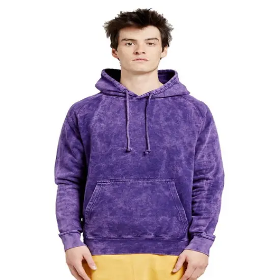 Lane Seven&reg; Unisex Vintage Raglan Hooded Sweatshirt=84013 VINTAGE WHITE {7}