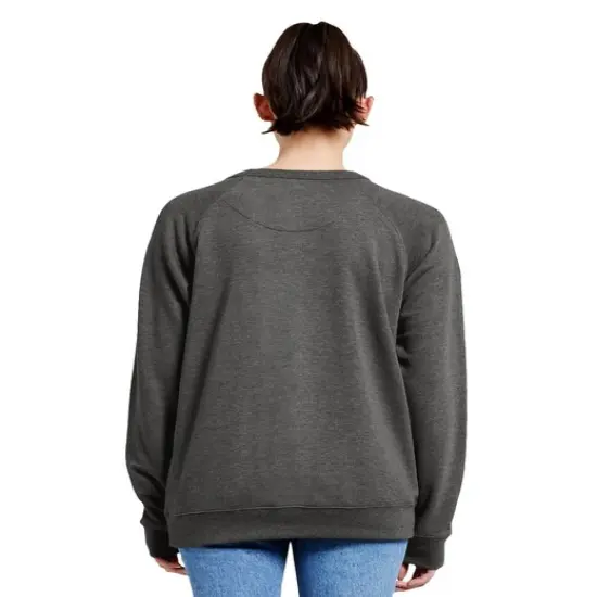 Lane Seven&reg; Unisex French Terry Crewneck Sweatshirt HEATHER GRAPHITE {7}