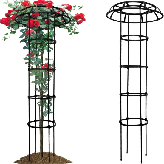 Garden Trellis for Climbing Plants, Mushroom Plant Support for Potted Plants {1}