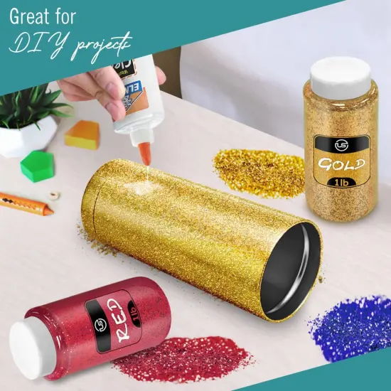 Gold Glitter Bulk Fine Glitter for Crafts {2}