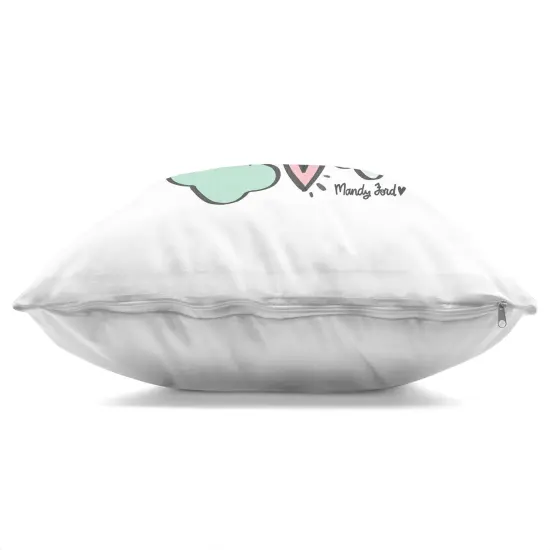 Stupell Industries Motivational Support Coffee Decorative Printed Pillow design by Mandy Ford Art + Illustration, 18 x 7 x 18 {3}