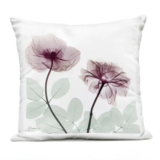 Stupell Industries Mauve Blossoms Duo Outdoor Printed Pillow design by Albert Koetsier, 18 x 7 x 18 {1}